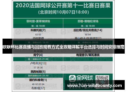 欧联杯比赛直播与回放观看方式全攻略详解平台选择与时间安排指南 欧联杯比赛直播与回放观看方式全攻略详解平台选择与时间安排指南